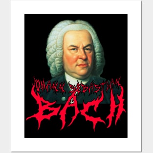 Bach Metal (In Technicolor) Johann Sebastian Bach Posters and Art